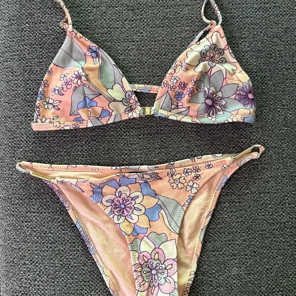 Triangl  Women Size Small Neoprene Swimsuit With Bag - Picture 4 of 11